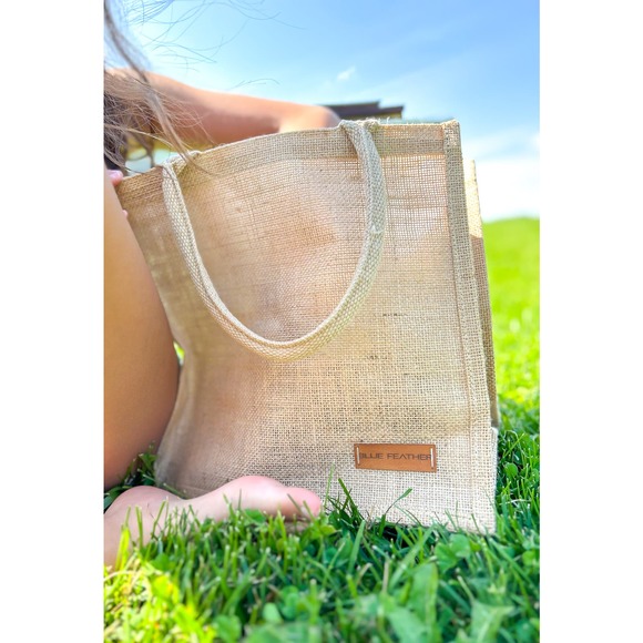 Medium YUTE Bag with Chic Cotton Handles - Effortless Style on the Go! - Picture 1 of 6